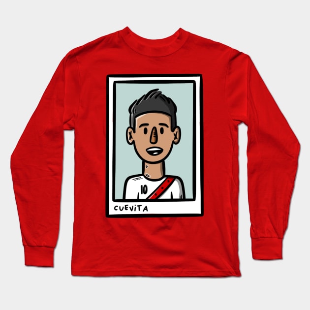 Christian Cueva - Peru Long Sleeve T-Shirt by La Bemol